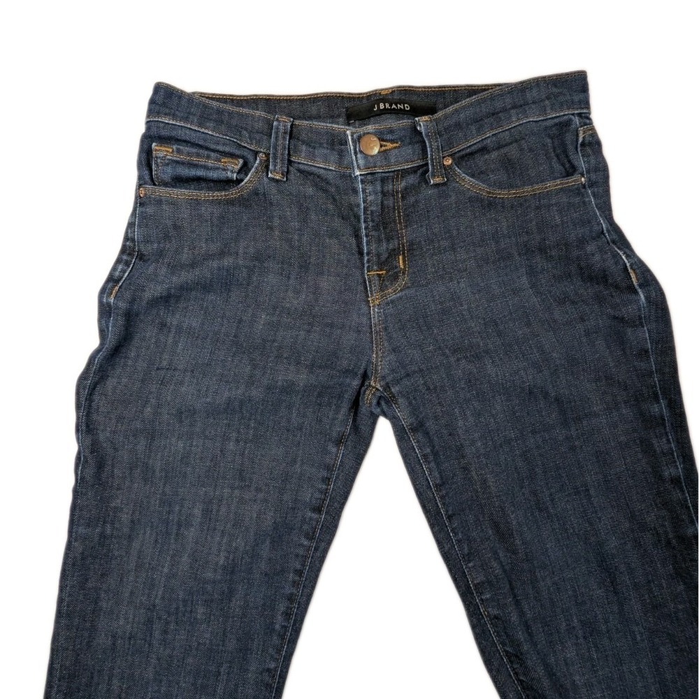 J Brand Womans Jeans Dark Wash Denim Skinny Leg Size 25 - Picture 4 of 9